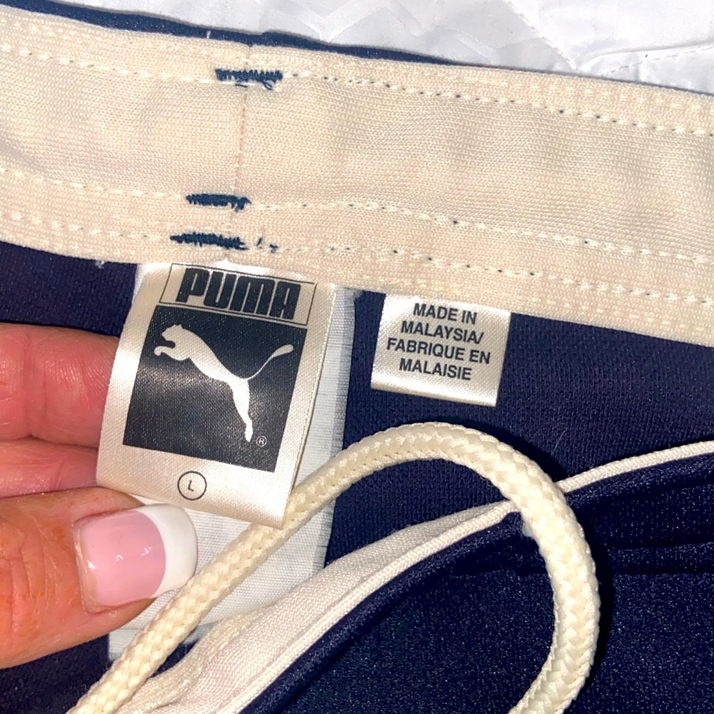 PUMA Special Edition logo/stripe Track Pants RARE Sz.L